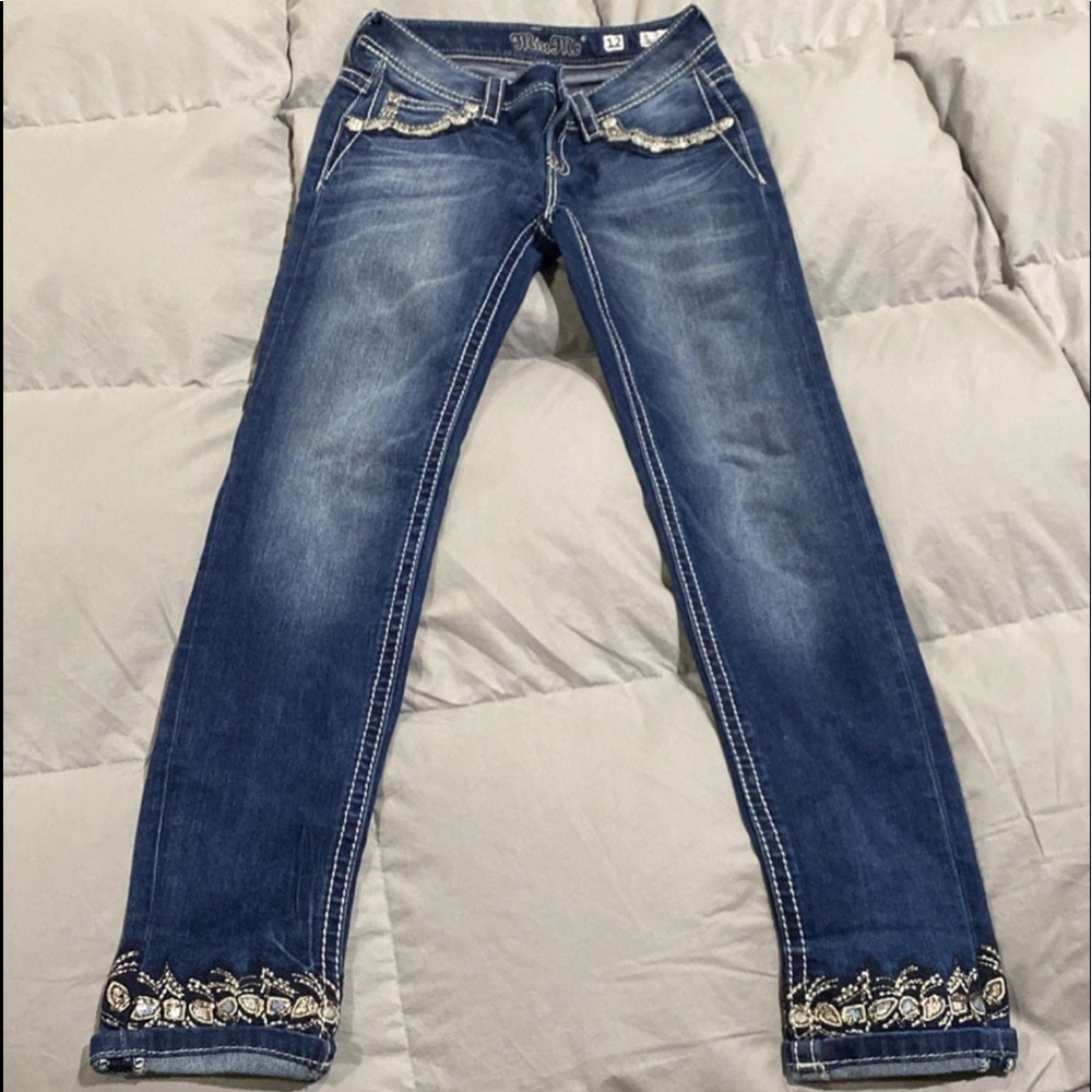 EUC Miss Me Size 12 Denim Girls Jeans Size 12